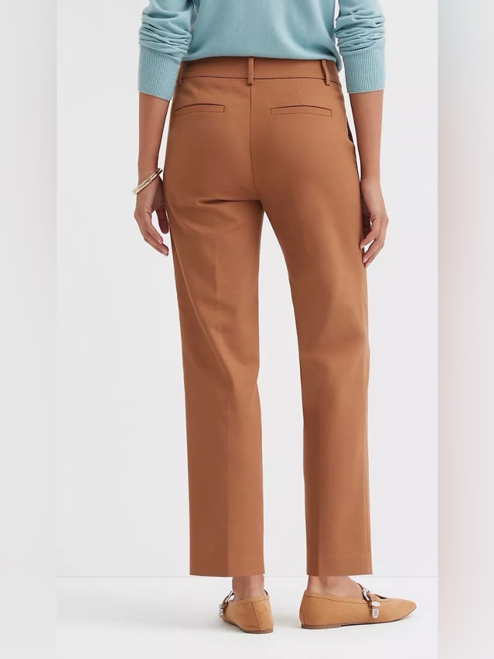 LOFT Riviera Slim Pants in Doubleweave - Picture 3 of 7